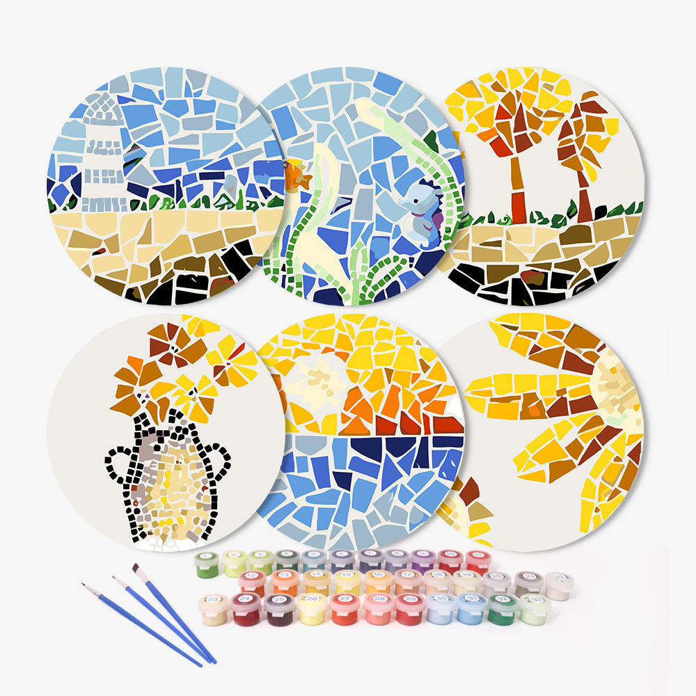 6 Piece Christmas Placemat Set 20cm - Set 11