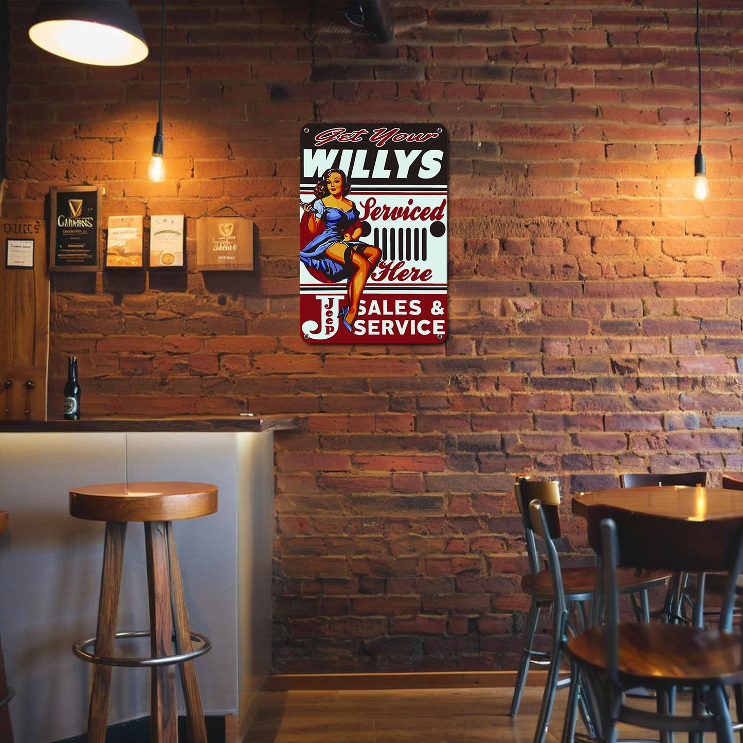Get Your Willys Serviced Here – Vintage Paint by Numbers