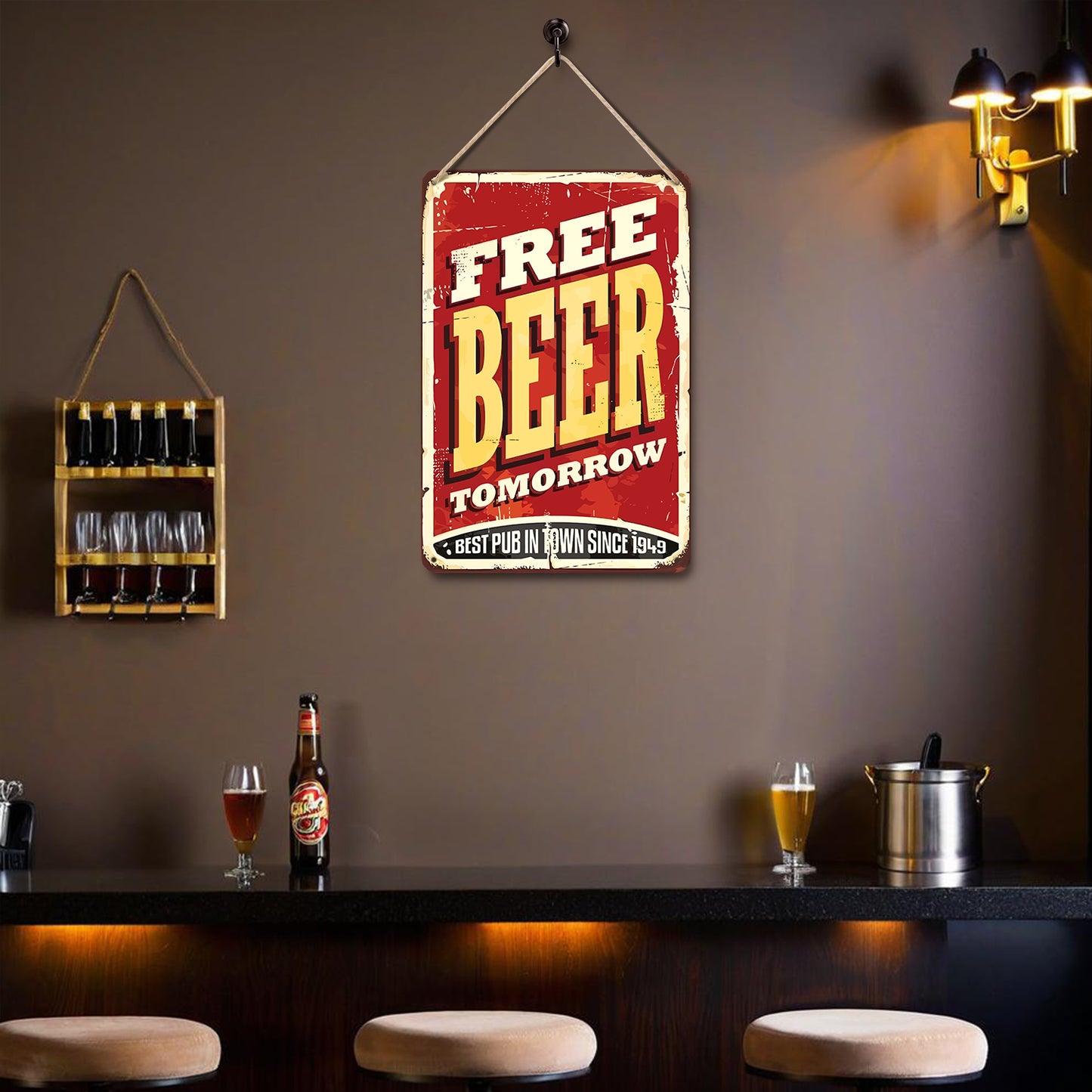Free Beer Tomorrow – Vintage Paint by Numbers