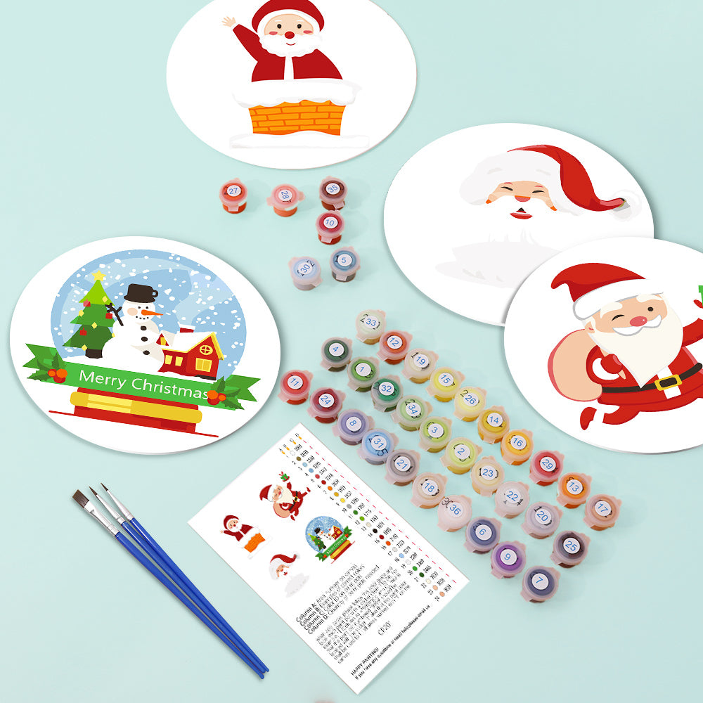 6 Piece Christmas Placemat Set 20cm - Set 26