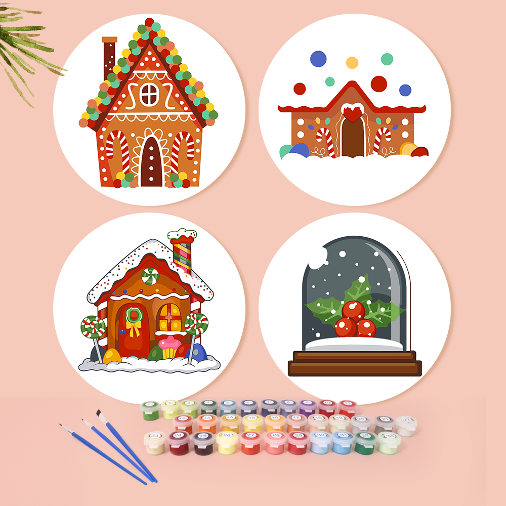 6 Piece Christmas Placemat Set 20cm - Set 27