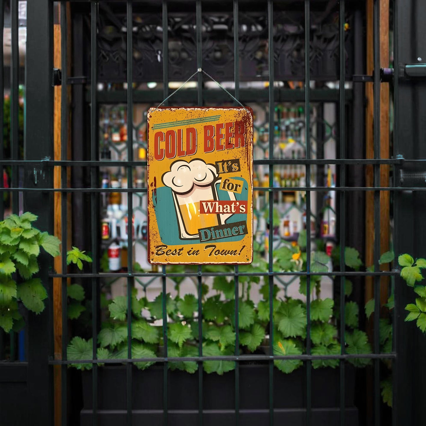 Cold Beer for Dinner – Vintage Paint by Numbers