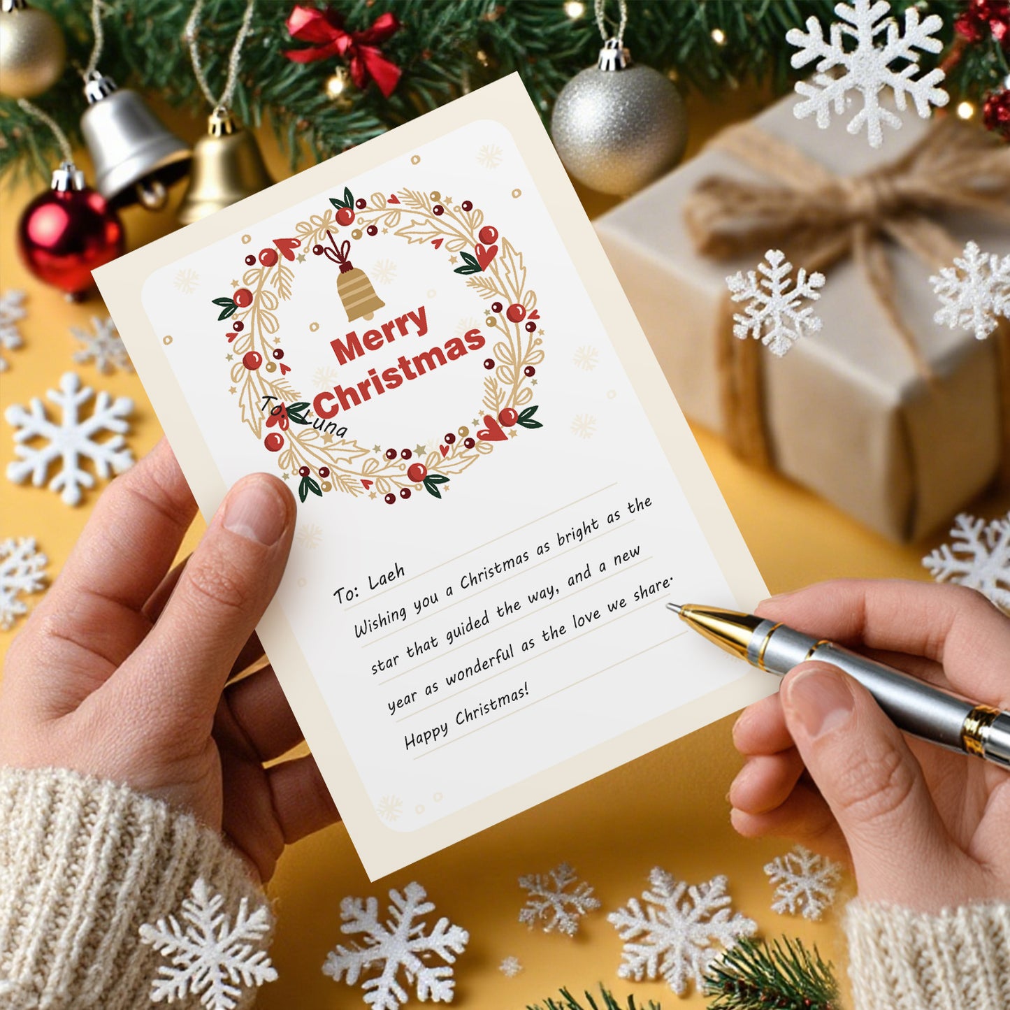 Christmas Magic Postcard Paint Kit