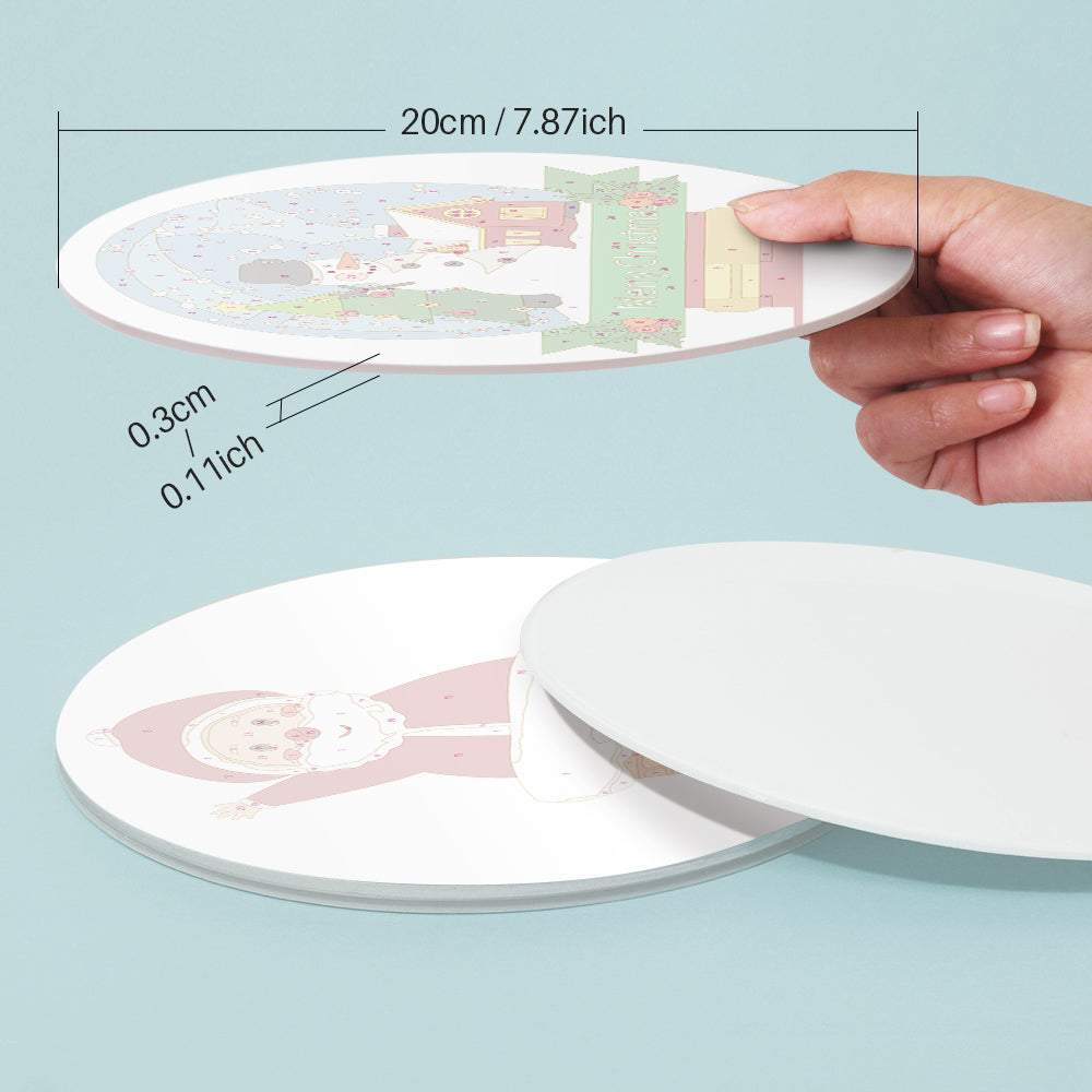 6 Piece Christmas Placemat Set 20cm - Set 26