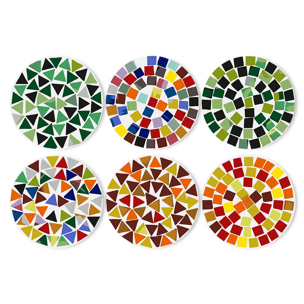 6 Piece Christmas Placemat Set 20cm - Set 9