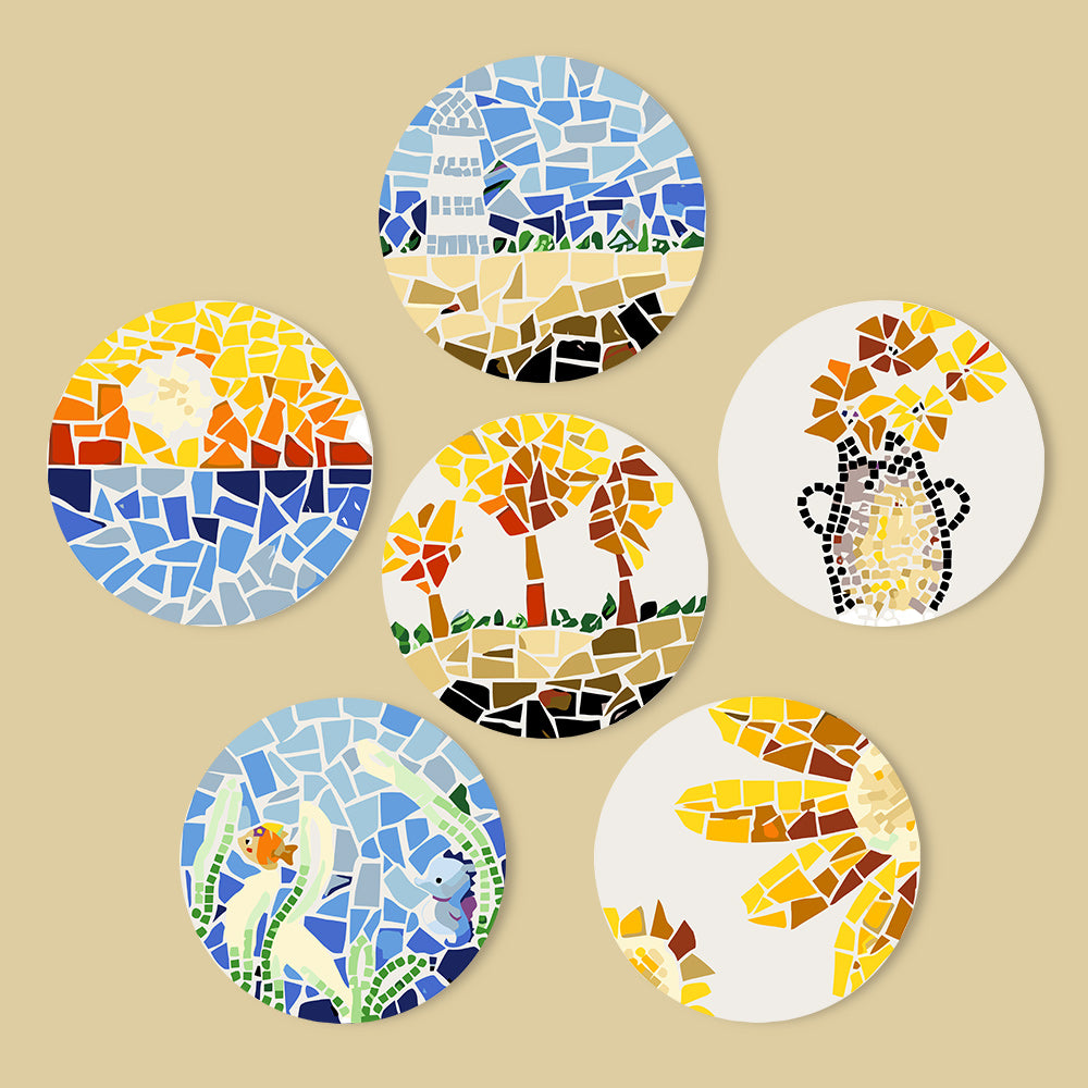 6 Piece Christmas Placemat Set 20cm - Set 11