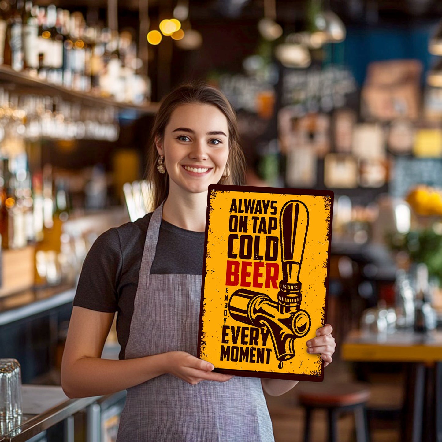 Cold Beer on Tap – Vintage Paint by Numbers
