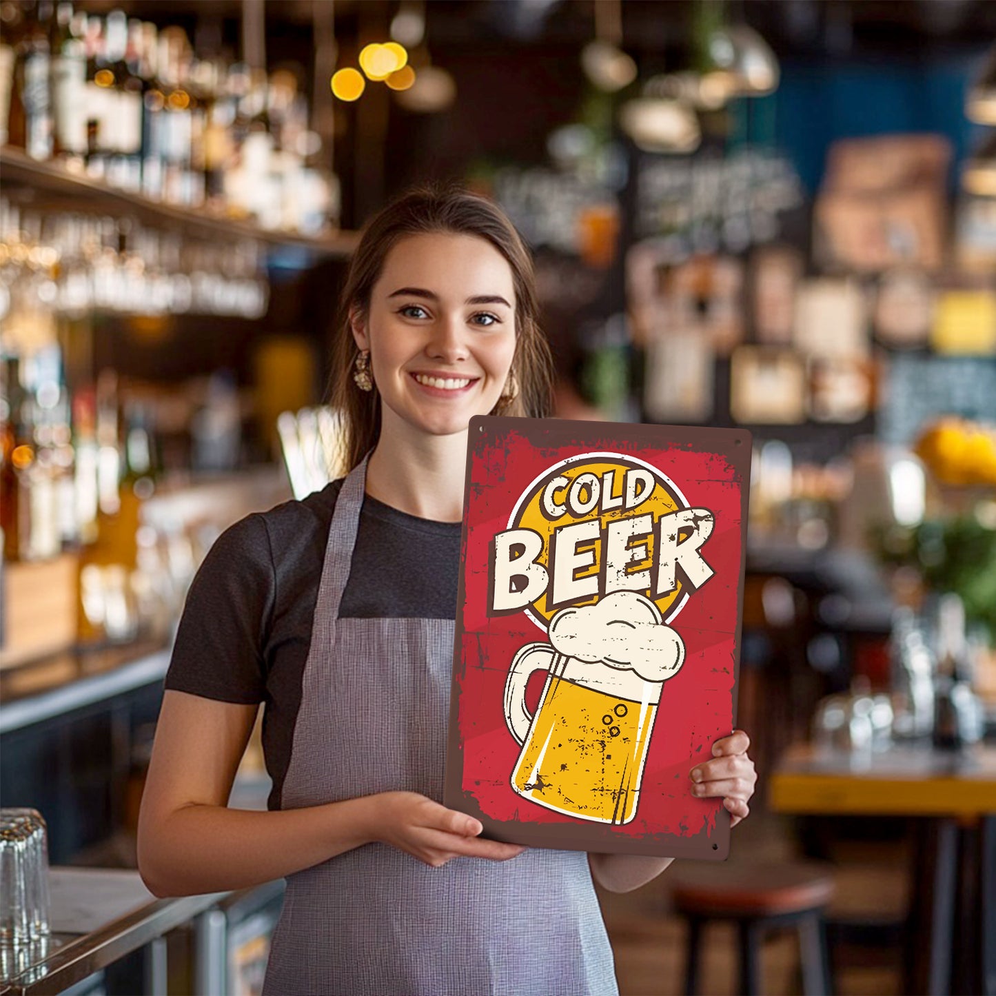 Cold Beer Mug – Vintage Paint by Numbers