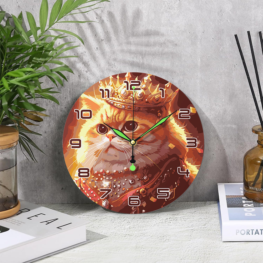 Paint the Moment – Regal Feline Clock Kit