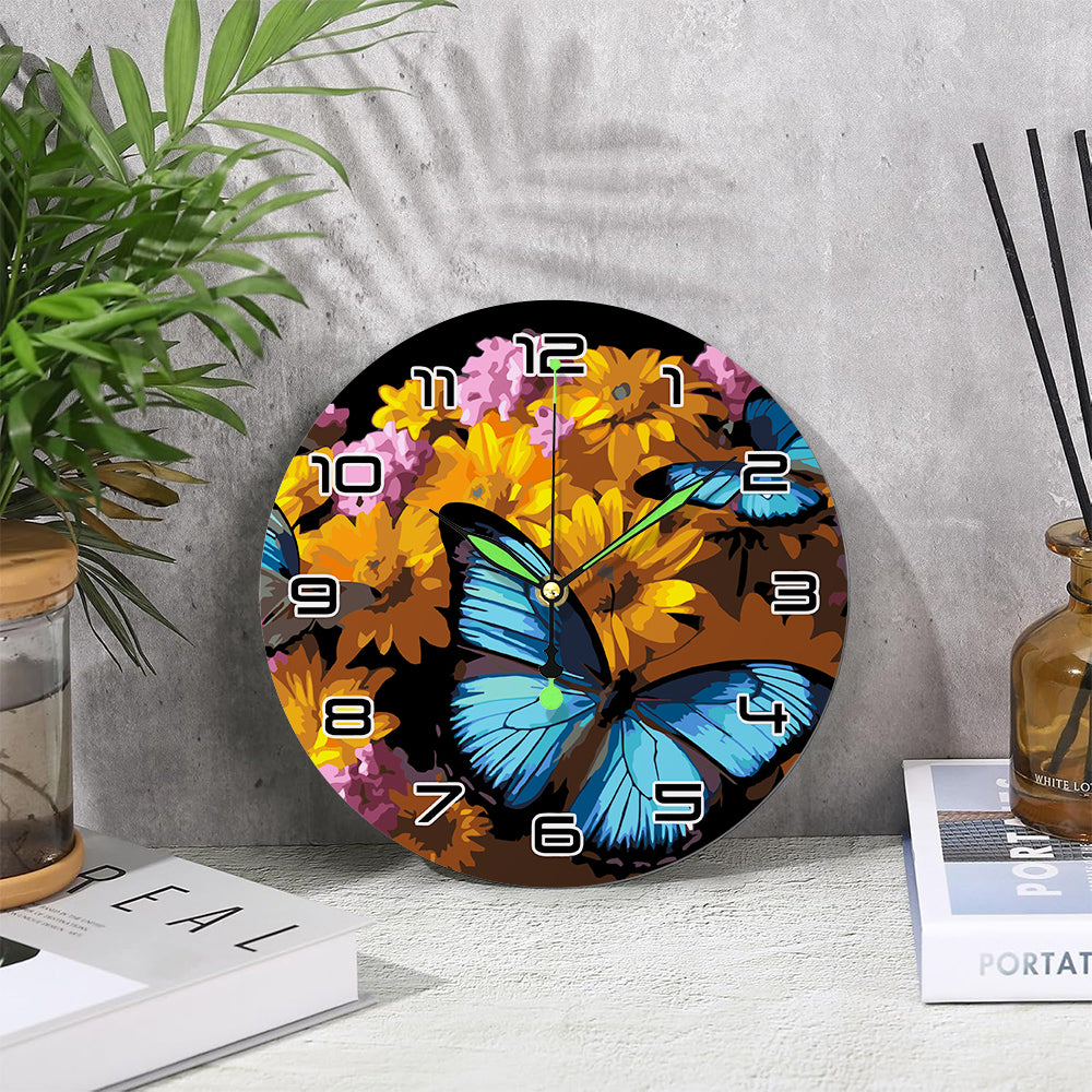 Paint the Moment – Butterfly Bloom Clock Kit