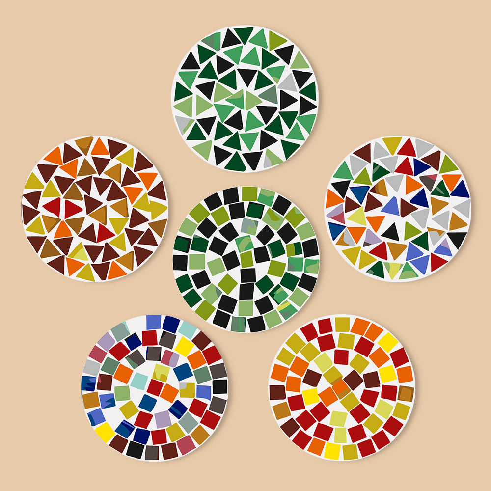 6 Piece Christmas Placemat Set 20cm - Set 9