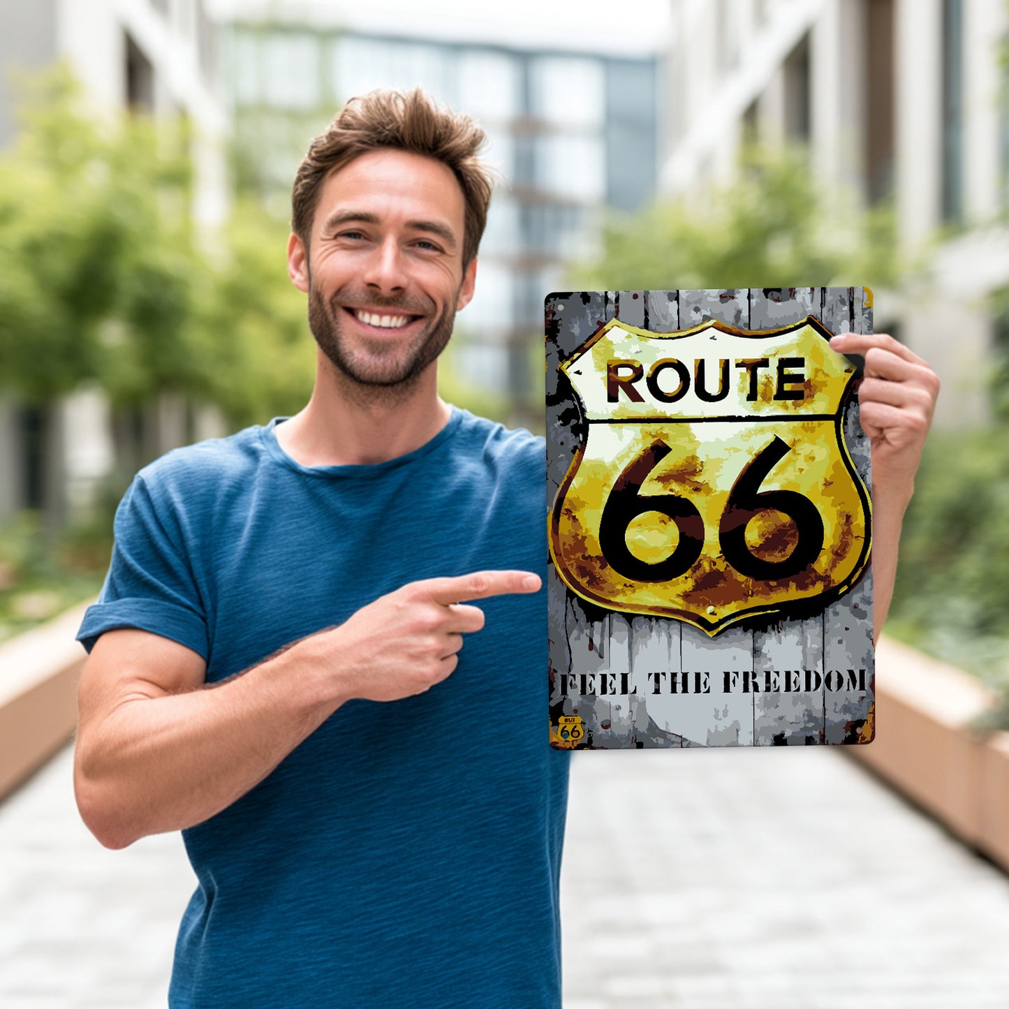 Route 66 – Feel the Freedom – Vintage Paint by Numbers