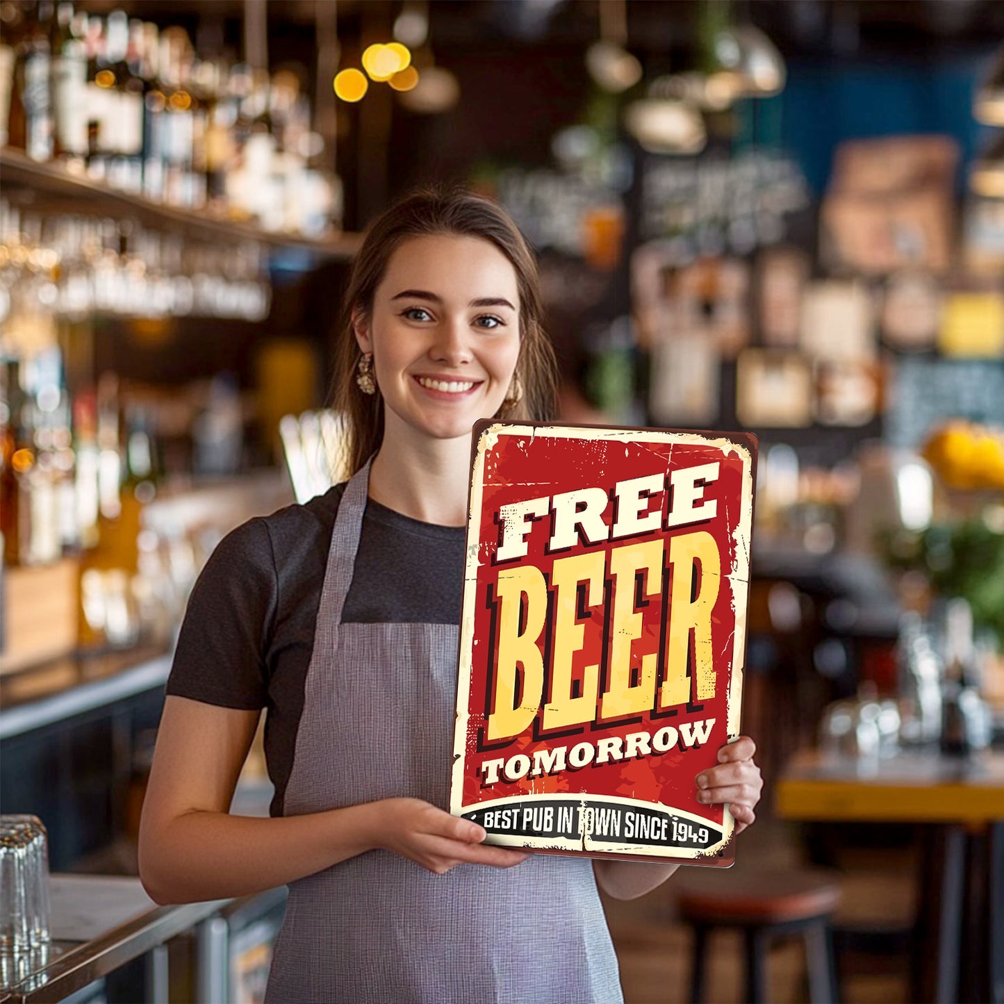 Free Beer Tomorrow – Vintage Paint by Numbers