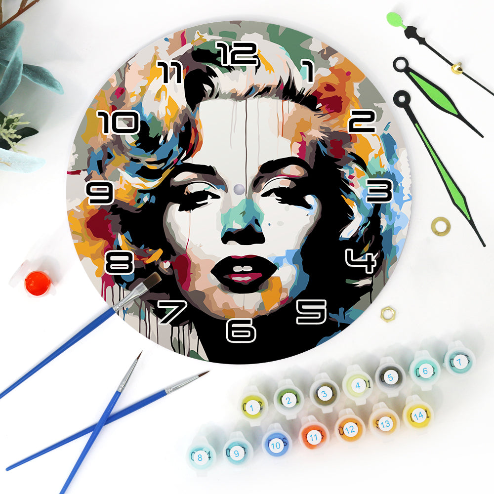Paint the Moment – Pop Icon Clock Kit