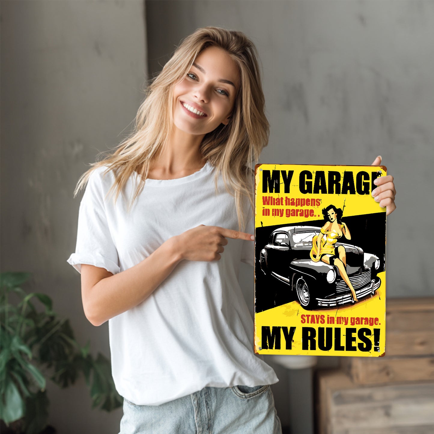My Garage, My Rules – Vintage Paint by Numbers