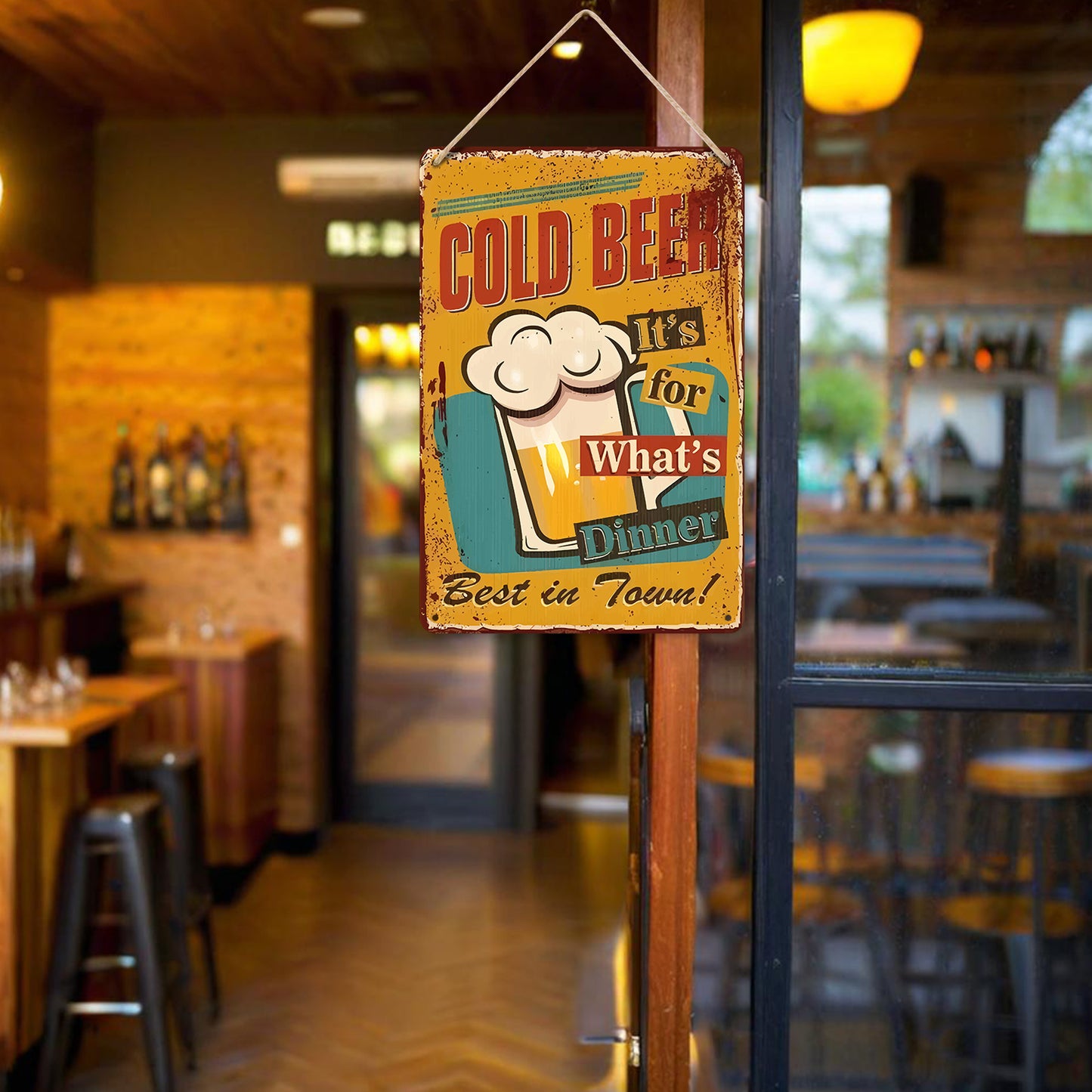 Cold Beer for Dinner – Vintage Paint by Numbers