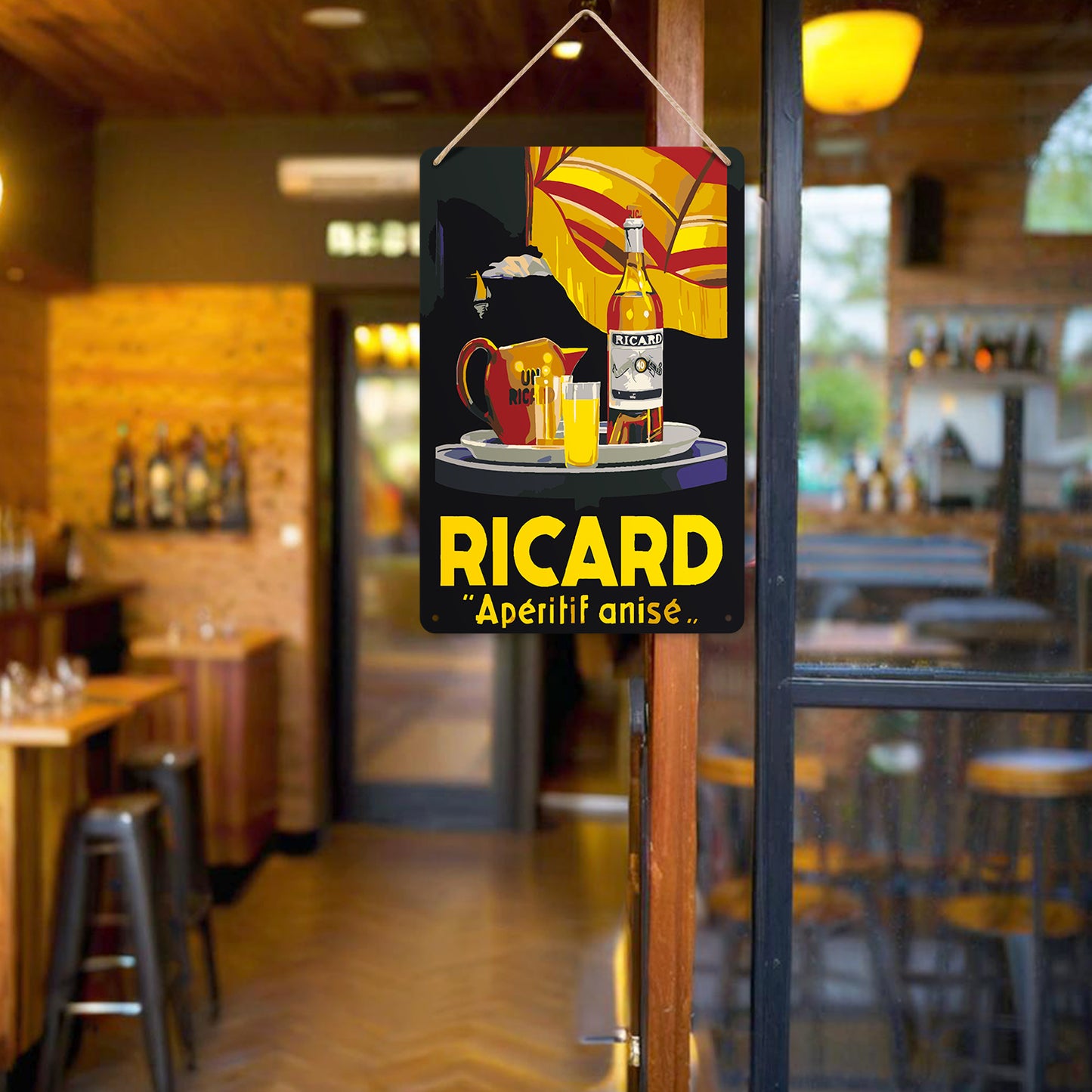 Ricard Aperitif Anise (Dark Background) – Vintage Paint by Numbers