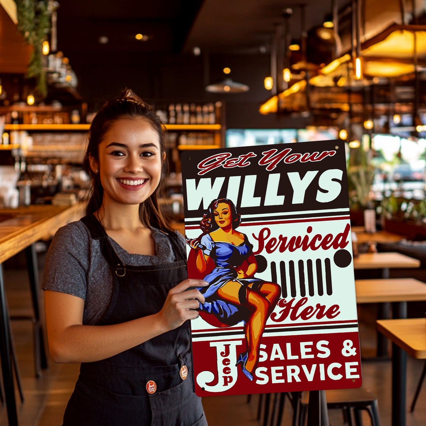 Get Your Willys Serviced Here – Vintage Paint by Numbers