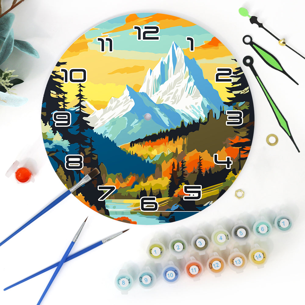 Paint the Moment – Mountain Majesty Clock Kit
