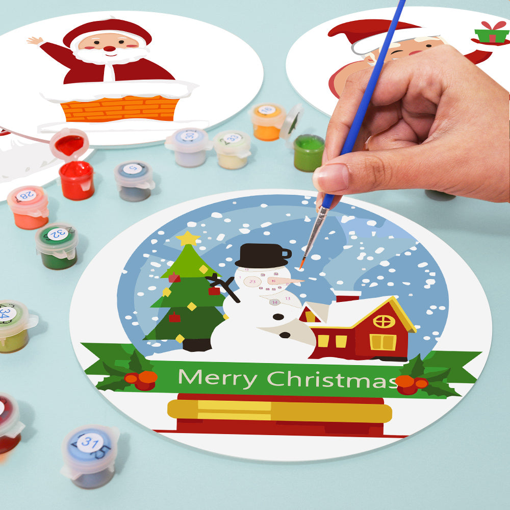 6 Piece Christmas Placemat Set 20cm - Set 26