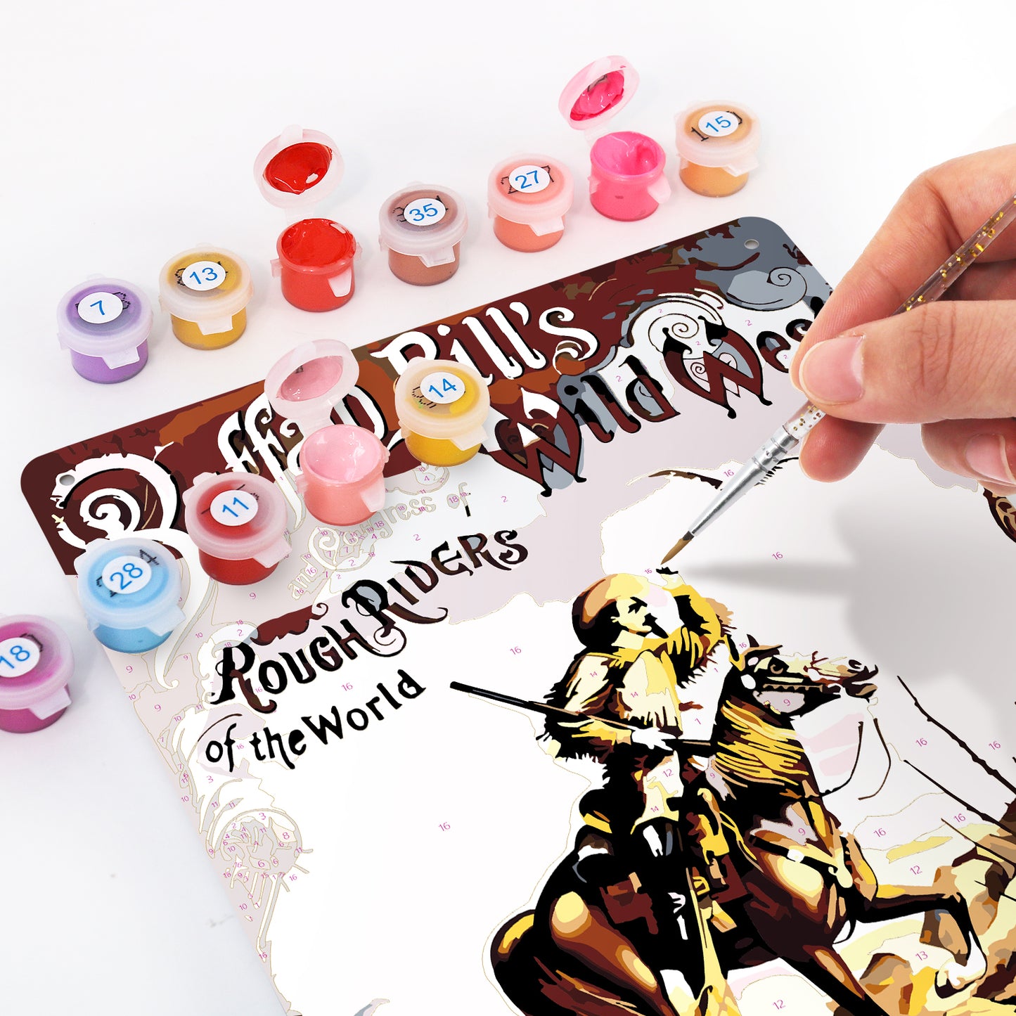Buffalo Bill’s Wild West – Vintage Paint by Numbers