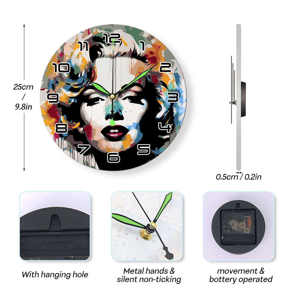 Paint the Moment – Pop Icon Clock Kit