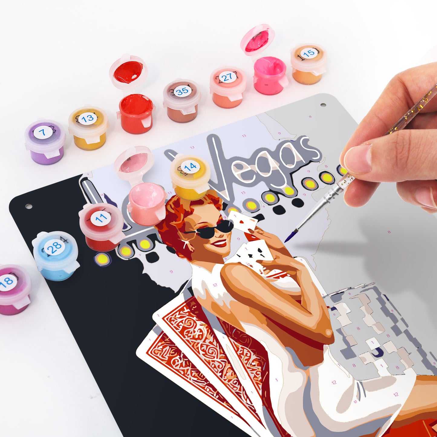 Las Vegas Glamour – Vintage Paint by Numbers