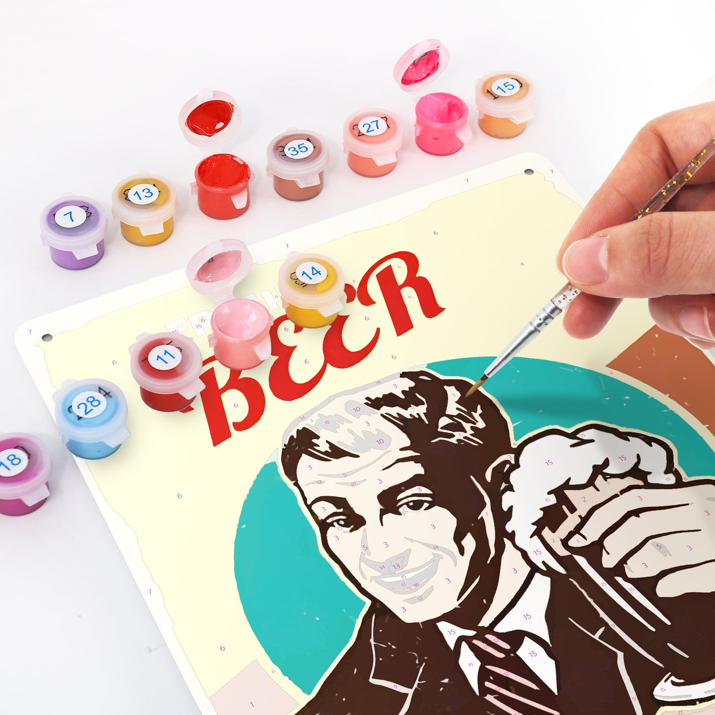 Best in Town – Vintage Beer Paint by Numbers