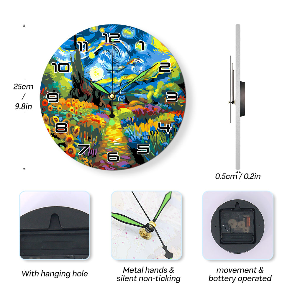 Paint the Moment – Starry Garden Clock Kit