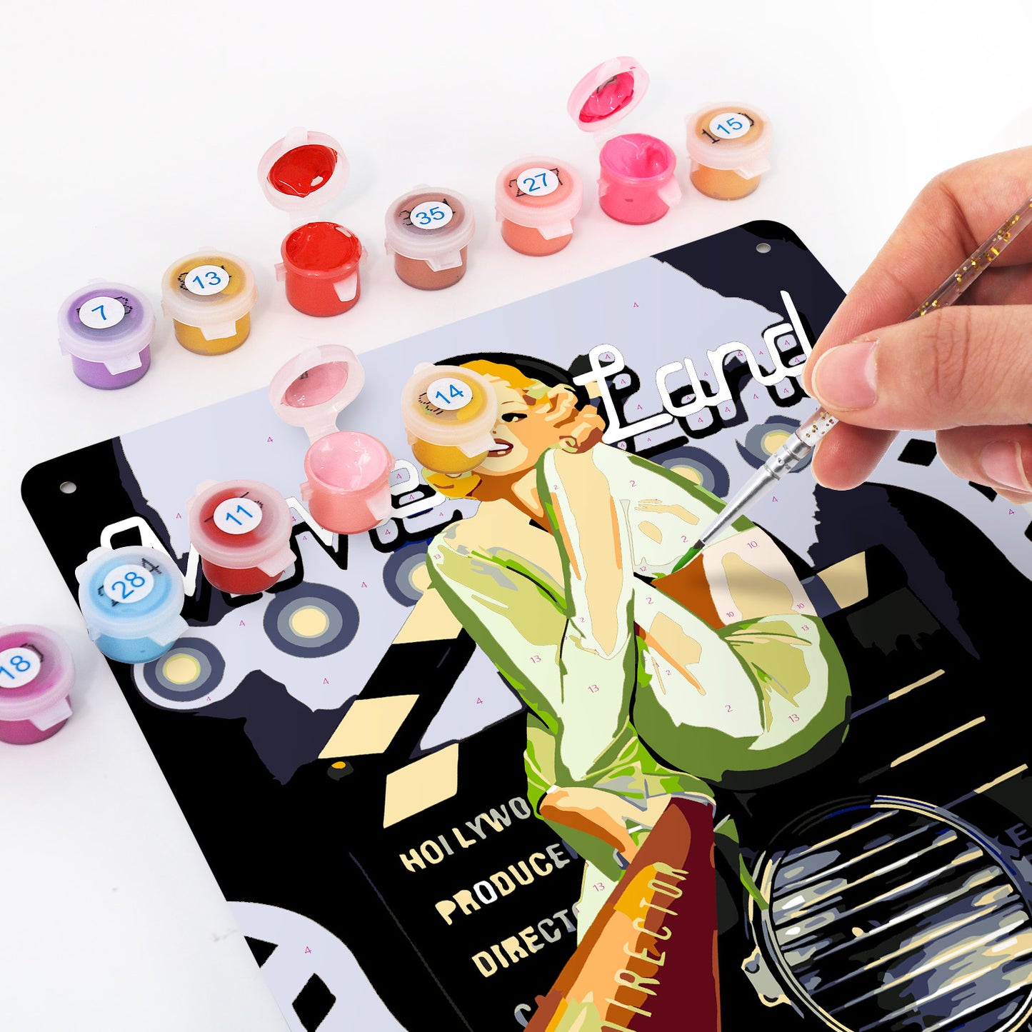 Movie Land – Vintage Paint by Numbers
