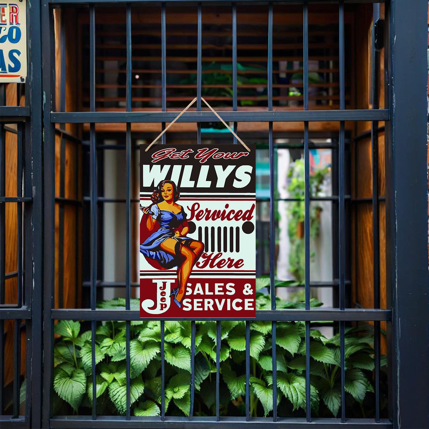 Get Your Willys Serviced Here – Vintage Paint by Numbers