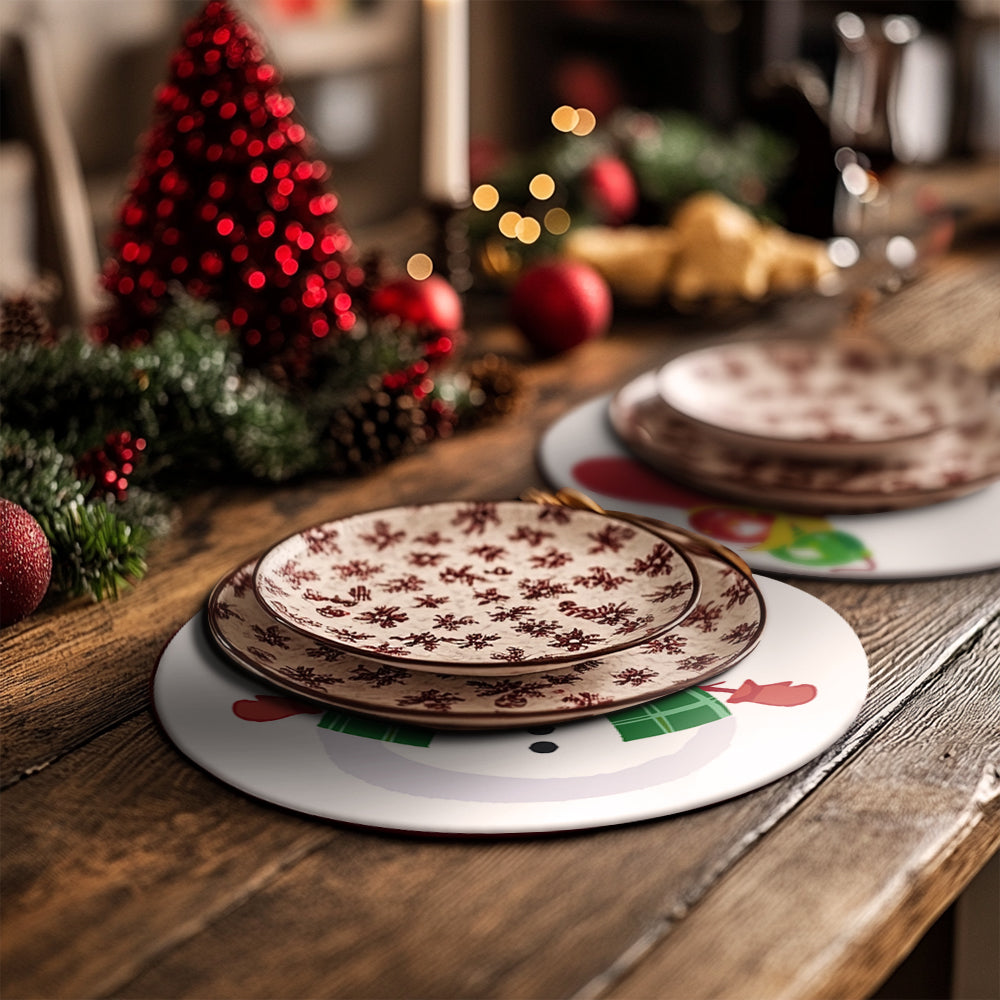 6 Piece Christmas Placemat Set 20cm - Set 28