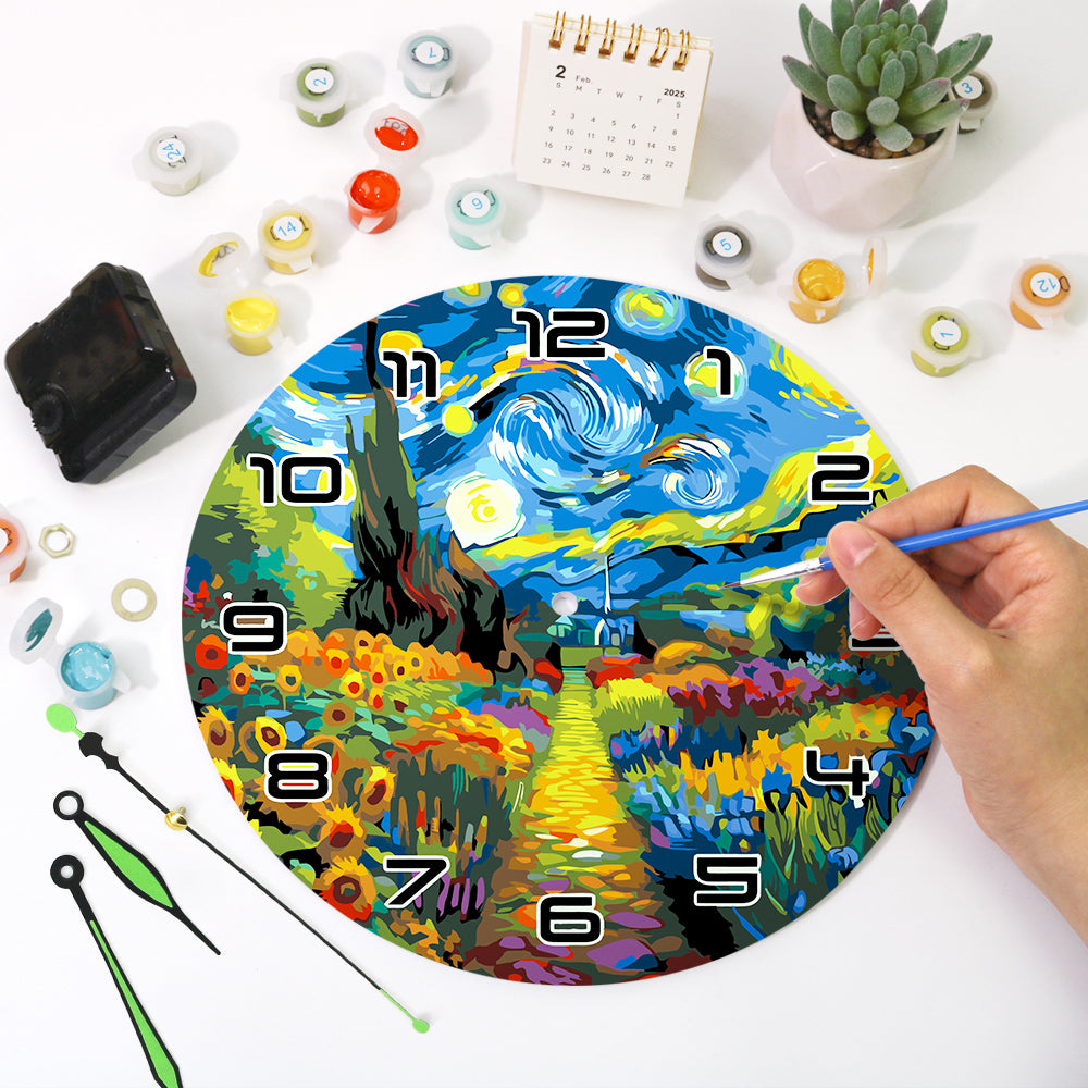 Paint the Moment – Starry Garden Clock Kit