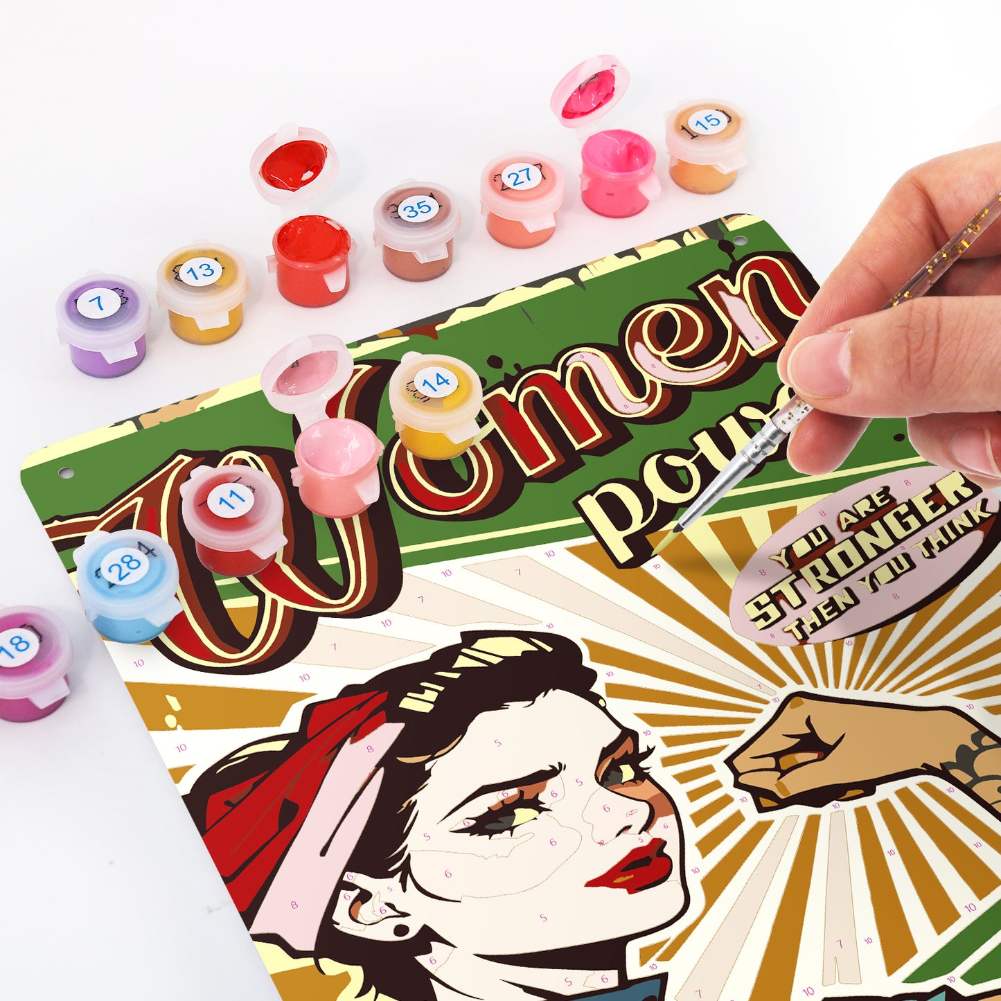 Women Power – Vintage Paint by Numbers
