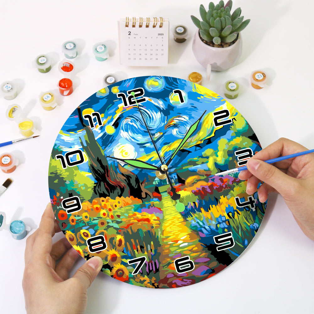 Paint the Moment – Starry Garden Clock Kit