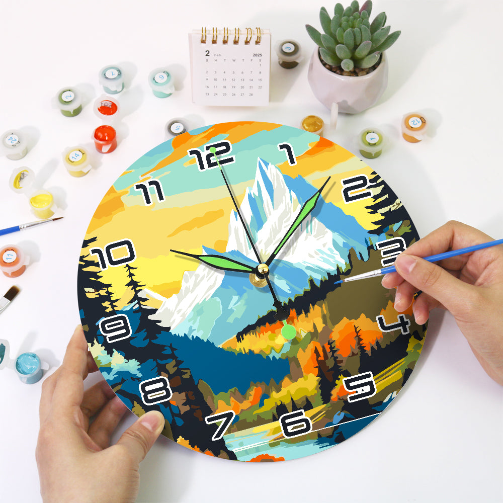 Paint the Moment – Mountain Majesty Clock Kit