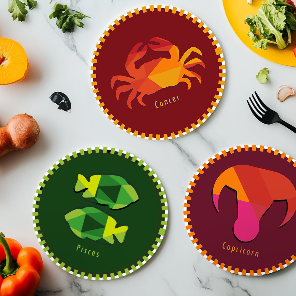 6 Piece Christmas Placemat Set 20cm - Set 22