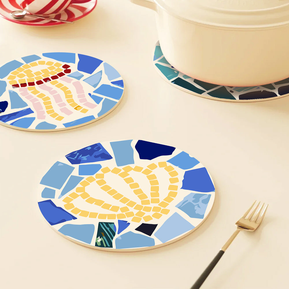6 Piece Christmas Placemat Set 20cm - Set 10