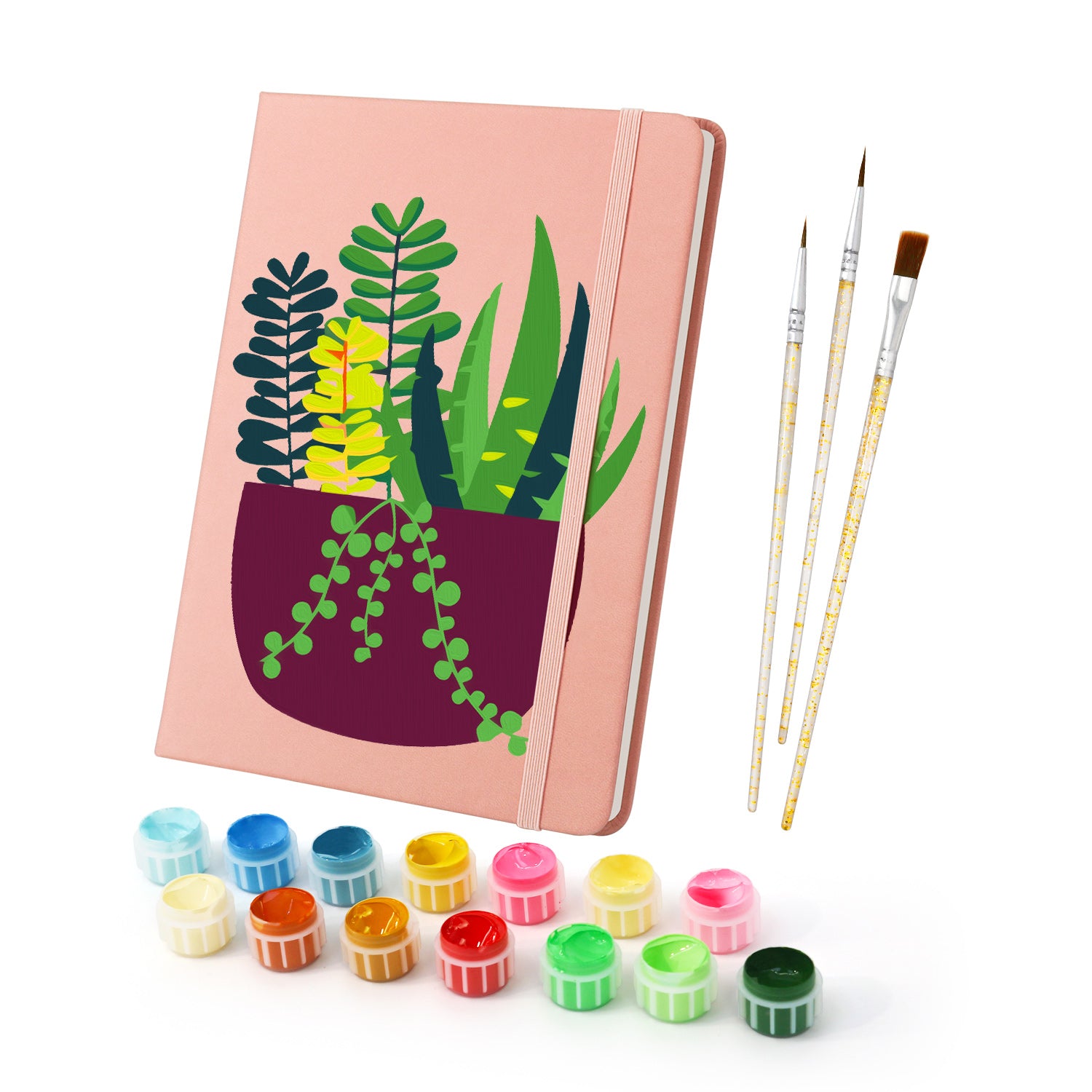 succulent notebook Paint & Plant Notebook – Succulent Garden Edition