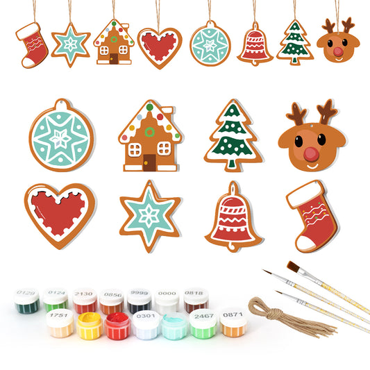 Santa’s Workshop Ornament Painting Kit