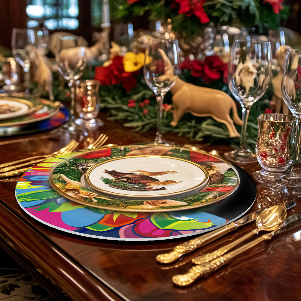 6 Piece Christmas Placemat Set 20cm - Set 19