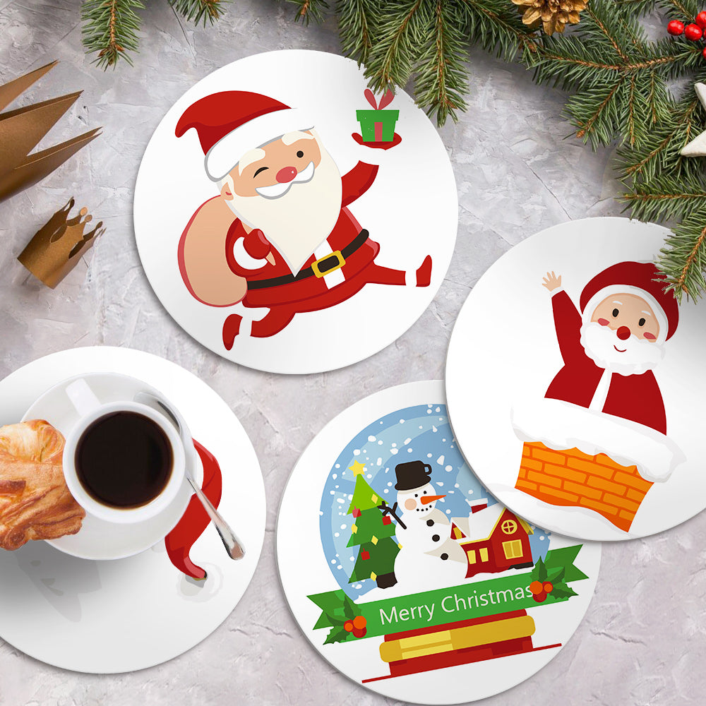 6 Piece Christmas Placemat Set 20cm - Set 26