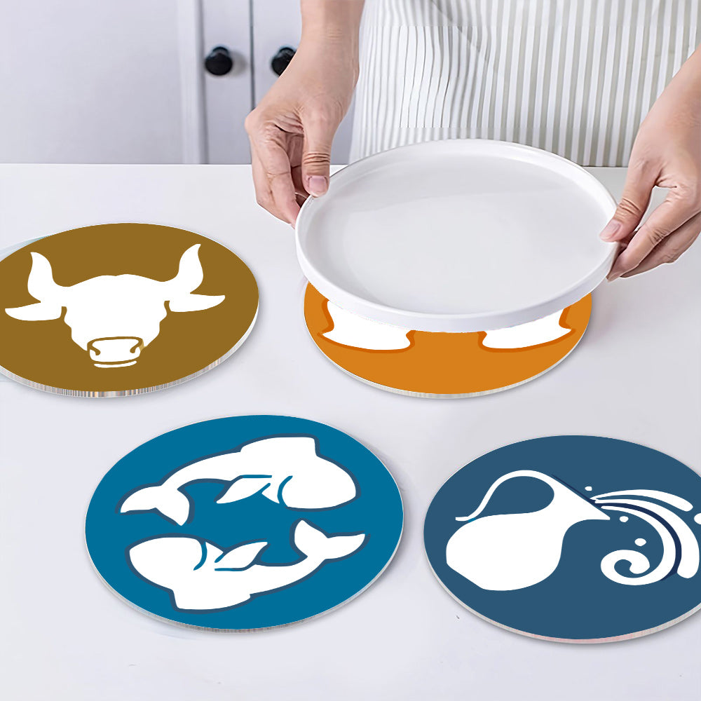 6 Piece Christmas Placemat Set 20cm - Set 20