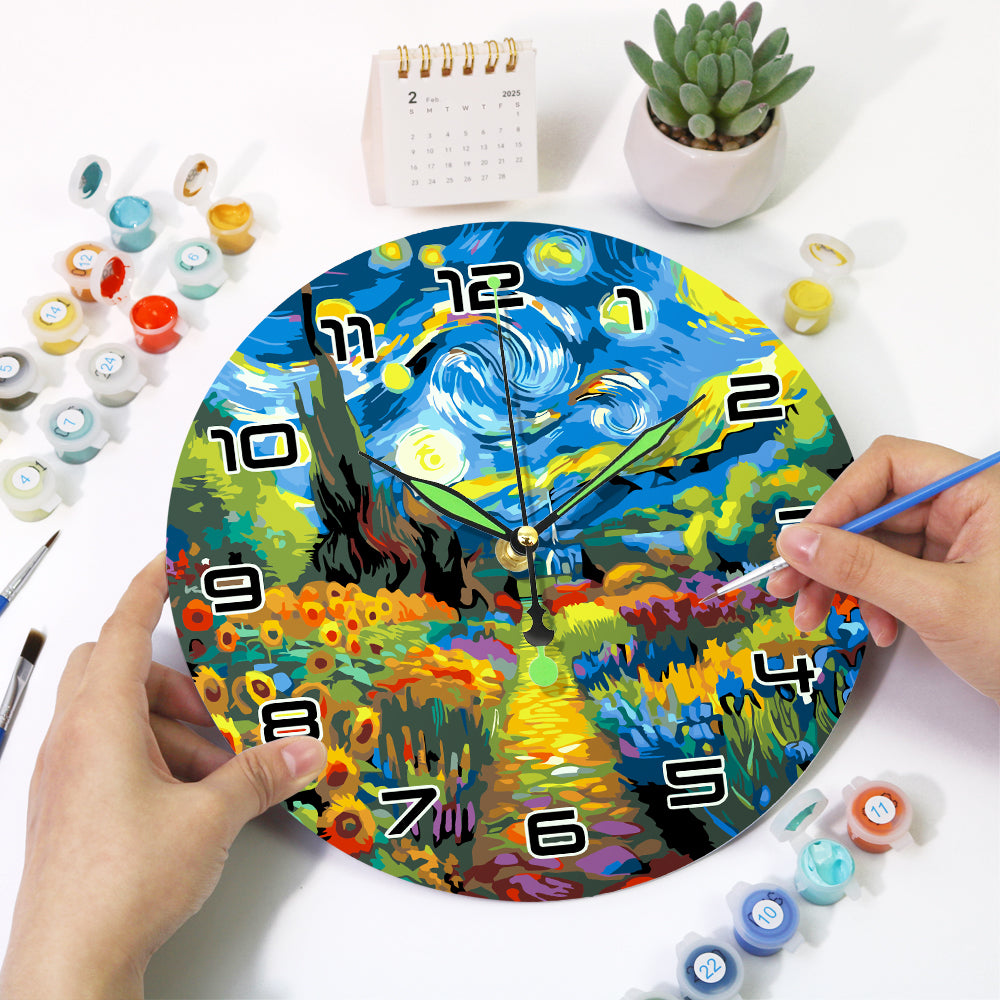 Paint the Moment – Starry Garden Clock Kit