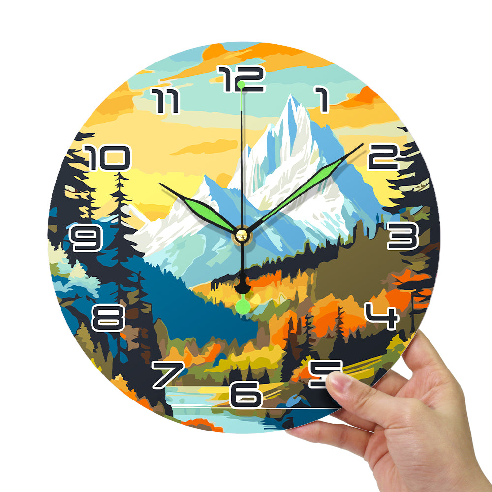 Paint the Moment – Mountain Majesty Clock Kit
