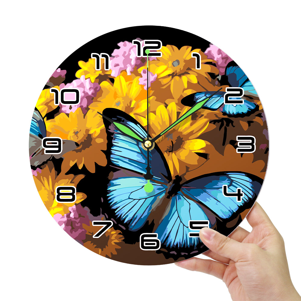 Paint the Moment – Butterfly Bloom Clock Kit