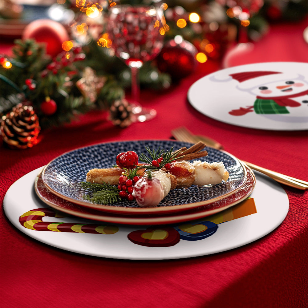 6 Piece Christmas Placemat Set 20cm - Set 28