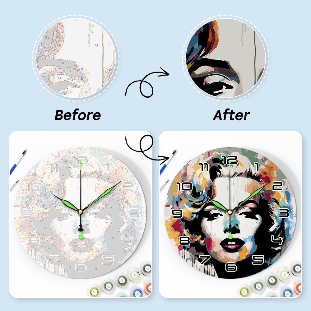 Paint the Moment – Pop Icon Clock Kit