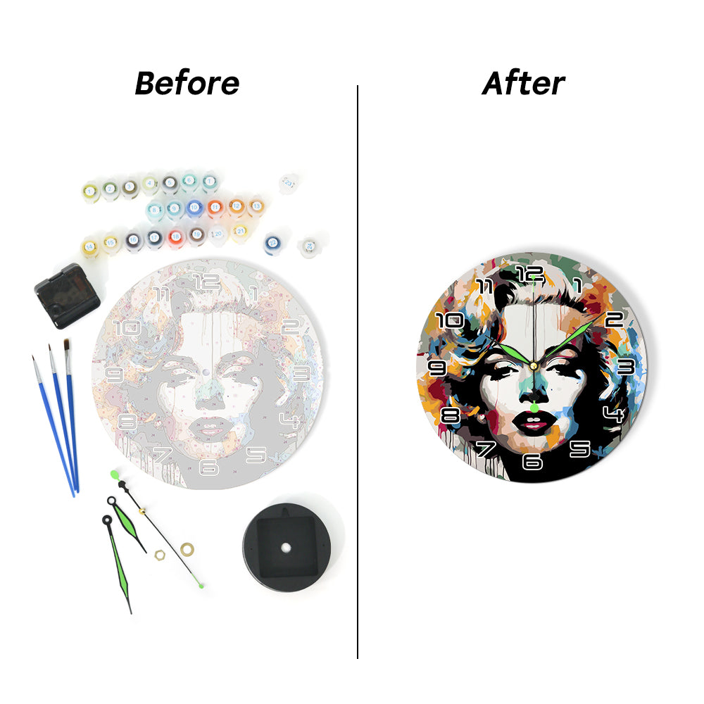 Paint the Moment – Pop Icon Clock Kit