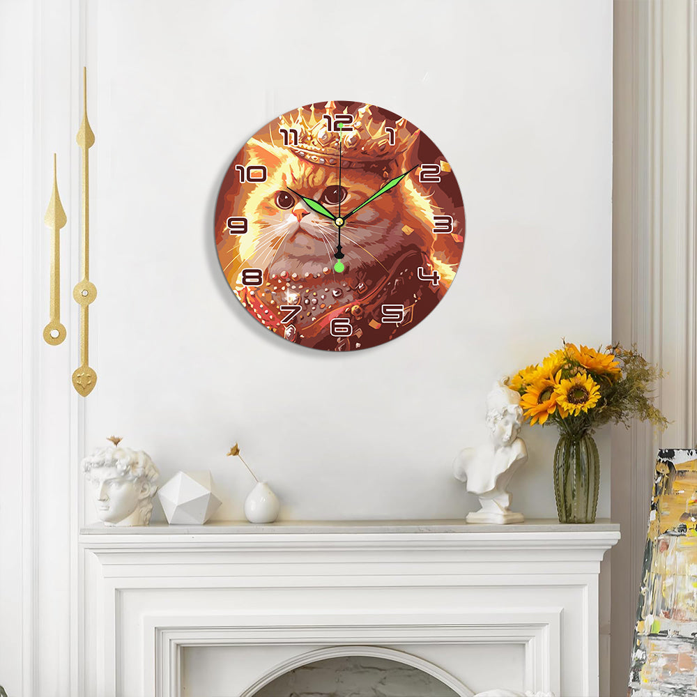Paint the Moment – Regal Feline Clock Kit